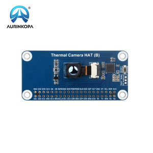Modulo di termocamera a infrarossi lontani 80*62 pixel 45 ° campo di vista 40pin GPIO interfaccia per Raspberry Pi serie tavole cappello per fotocamera