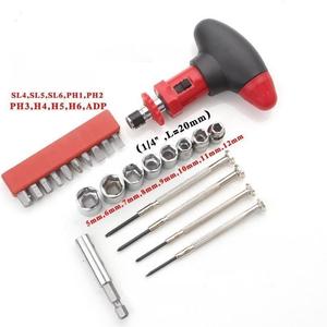 24ピースハードウェアツール懐中電灯キットプラスチックボックス機械ツールキット - Product Image 4