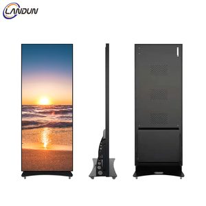ขนาดเล็กสนามป้ายดิจิตอลแบบพกพาหน้าจอโปสเตอร์นำหน้าจอแสดงผลมินิ P2.5โฆษณาในร่มสีดำ SDK 128จุด * 64จุด - Product Image 2