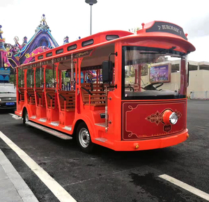 Thiết Kế Độc Quyền 6 Hàng Gỗ Rắn Ghế Mini Hành Khách Vận Chuyển Xe Buýt 23 Điện Xe Buýt Trường Học Cho Khuôn Viên Trường - Product Image 3