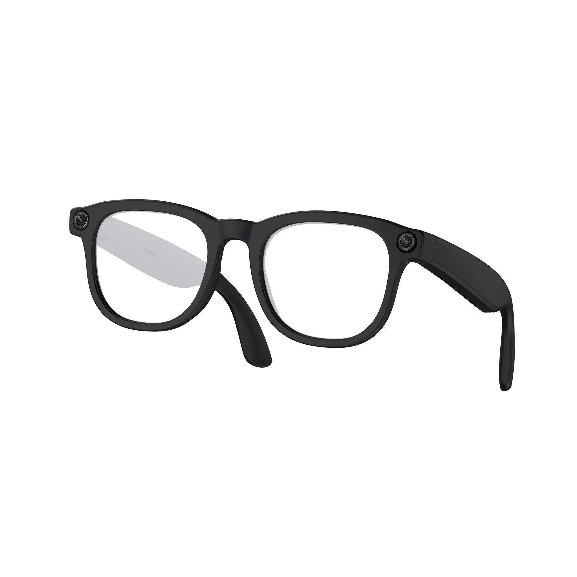 Black transparent lens