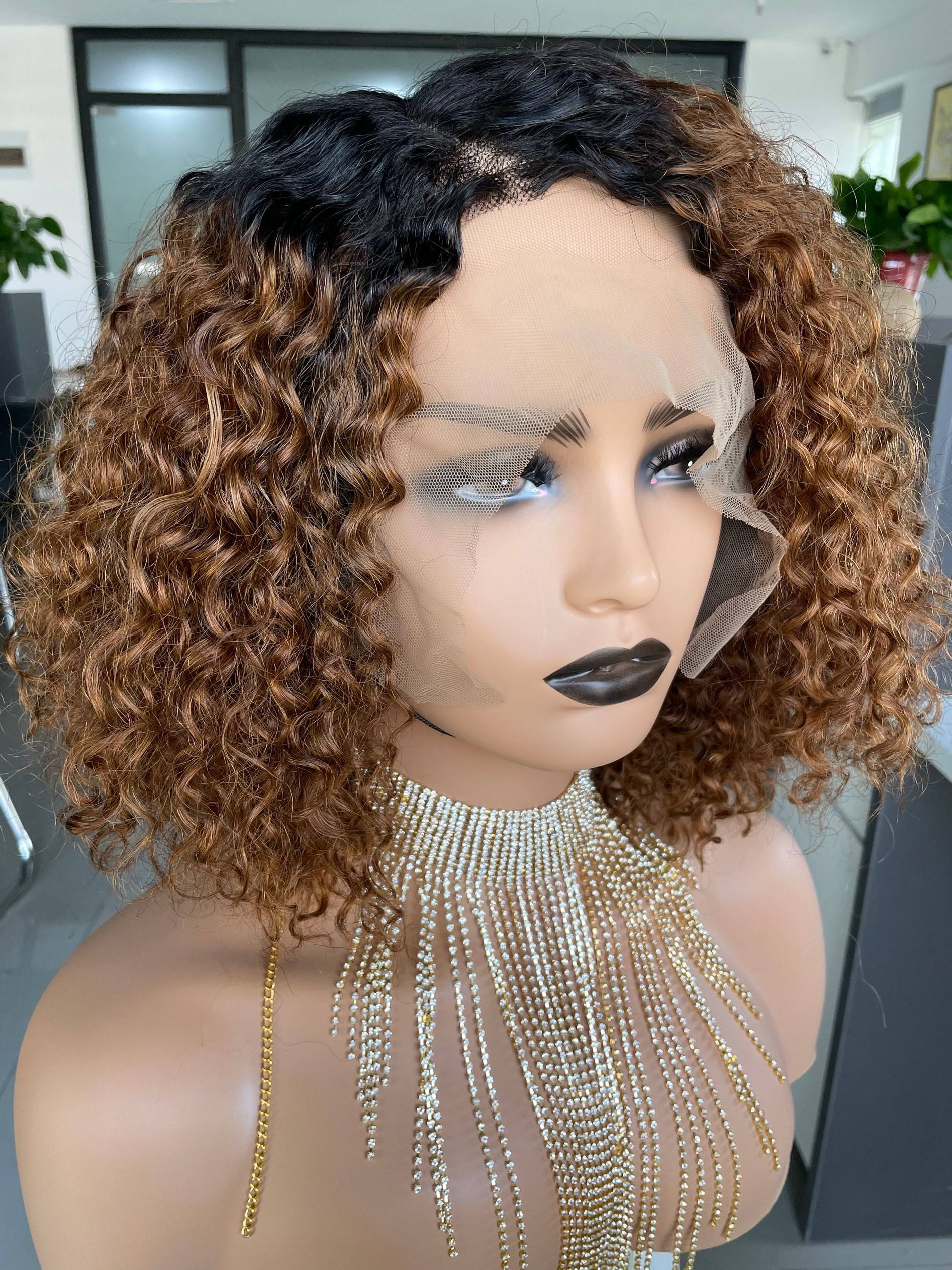 13*1 T Lace 1b/30 Curly Wig