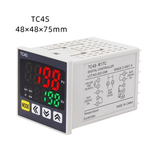 Controlador de temperatura PID inteligente digital de entrada múltiple de salida dual de relé SSR TC4S 4-20mA