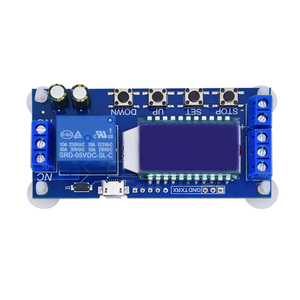 Micro USB Digital LCD Display Zeit Verzögerung Relais Modul DC 6-30V Control Multifunktions Timer Schalter Trigger Zyklus modul - Product Image 1