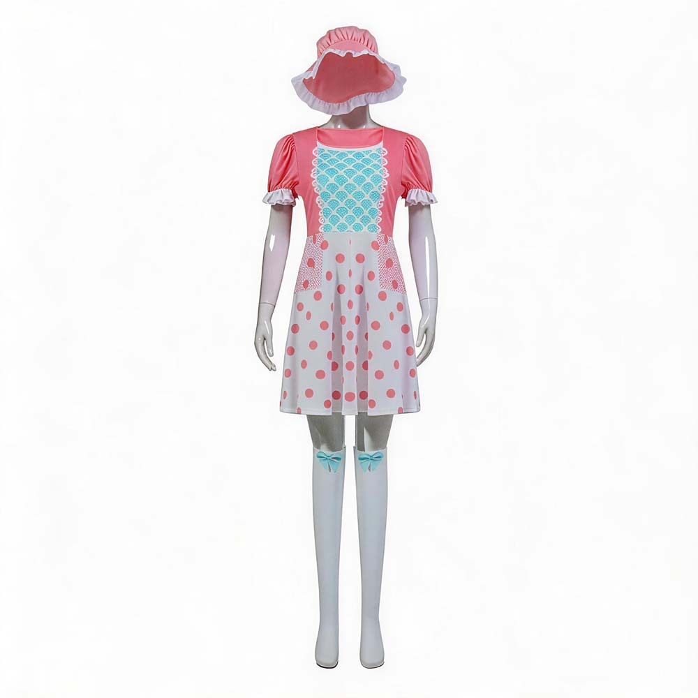 Pink Shepherdess short (hat + skirt + socks)