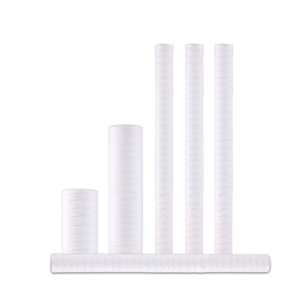 1 Micron Universal <strong>String</strong> <strong>Wound</strong> <strong>Sediment</strong> Water <strong>Filter</strong> Cartridge 20&quot; X 2.5&quot; for Any 20 Inch RO Unit for Retail Use - Product Image 1