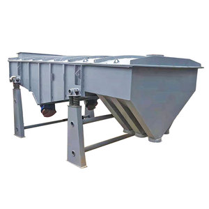 Pantalla de vibración lineal rectangular de acero inoxidable Industrial de gran capacidad con motor para granos de cacao - Product Image 5