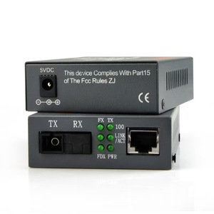 HTB-3100B-25km High Quality Fiber Media Converter <strong>B</strong> End One 10/100M Ethernet External Single-Mode Single-Fiber Transceiver IP - Product Image 2