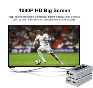 DTECH 50M 4K 1080P @ 60Hz Cable único Cat5e/6e DC5V 1 entrada 2 salidas Hdmi Super Extender para Monitor