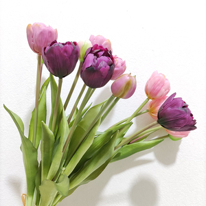 Thực Tế Mới Bất Cảm Ứng <span class=keywords><strong>Tulip</strong></span> Hoa Giả Latex Hoa <span class=keywords><strong>Tulip</strong></span> Bó Hoa Trang Trí <span class=keywords><strong>Tulip</strong></span> Nhân Tạo Hoa Cho Đảng Nhà Bảng Đám Cưới - Product Image 4