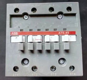 Per ABB nuovissimo originale autentico contattore quadruplo A75-40-00 24 v110v220v380v per PLC programmazione e controllo industriale - Product Image 1
