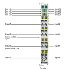 BECKHOFF EtherCAT Terminal with 10V 12-Bit EL3068 <strong>Digital</strong> IO-Link Network Single-Ended 12 Bit <strong>Input</strong> &amp; <strong>Output</strong>