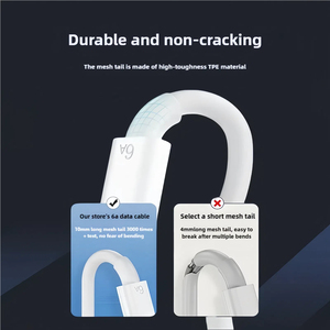 Gute Qualität Daten übertragung Typ C Supers chn elles Ladekabel Schnell ladekabel Nützlich zum Aufladen des Telefons - Product Image 4