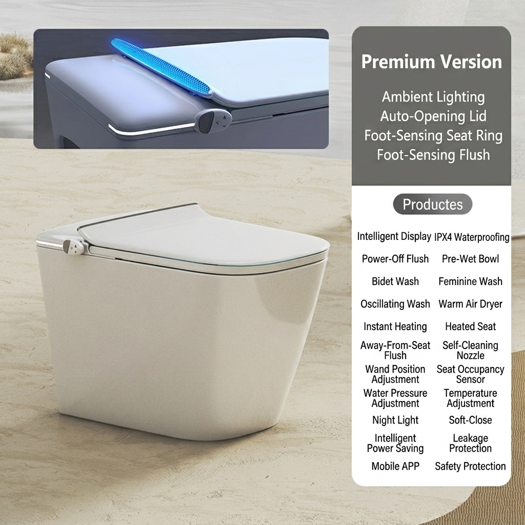 White-high-end with water tank