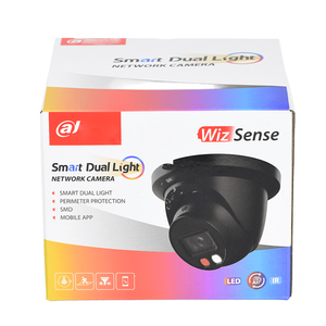 美国股票大华原装IPC-HDW2449TM-S-IL黑色4MP智能双光SMD加WizSense PoE IP摄像机 - Product Image 2