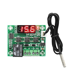 W1209 LED <strong>Digital</strong> DC <strong>Temperature</strong> Module 12V DIY Electronic Thermostat with Waterproof Probe for <strong>Arduino</strong> ICs Product Category