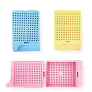 <strong>Alpha</strong> Plus Disposable Tissue Sample Biopsy Fine Grid Hole <strong>Shape</strong> 45 Degrees Detachable Embedding Cassettes - Product Image 3