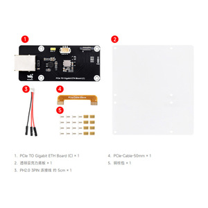 RJ45 pberry Pi5 PCIe TO Gigabit RJ45 ETH scheda adattatore Driver-Free Plug and Play RTL8111H Chip per RPI 5 - Product Image 6