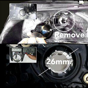 JG G8โปรเจคเตอร์แอลอีดี H4 12000lm 72W แบบ Bi MINI สำหรับรถยนต์รถจักรยานยนต์หลอดไฟหน้าคู่ - Product Image 6