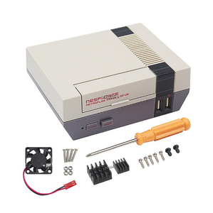 Ahududu Pi 3 kiti Retro oyun kabuk kolu denetleyici güç kaynağı SD kart ahududu Pi kiti