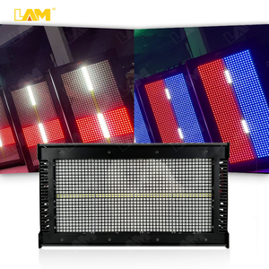 LAM 5050 LED çakarlı lamba RGB 3in1 renk olay disko flaş ışığı 8 Segment 960 adet 5050 sahne Strobe için Led matris ışık - Product Image 1