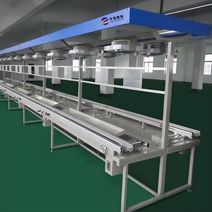 Línea transportadora enchufable Woking Table, sistema de transmisión enchufable, placa de circuito, línea de producción enchufable - Product Image 2