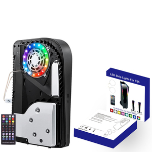 PS5 oyun konsolu için RGB pikap fonksiyonu lamba birden etkileri PS5 5 5 disk dijital baskı için LED ışık şerit oyun aksesuarları - Product Image 6