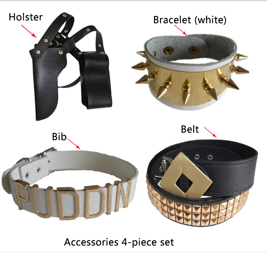 Set di quattro accessori (braccialetto bianco)