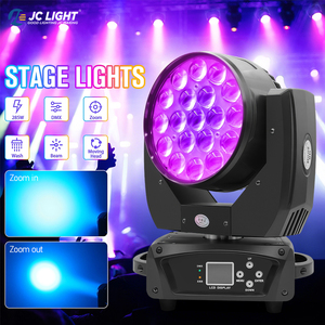 Upgrade New Design Martin Mac Aura 19x15w <strong>Led</strong> Zoom Stage Light Dj Rgbw 4 in 1 Wash Moving Head Light - Product Image 1