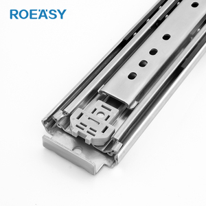 ROEASY 76mm Heavy Duty <strong>Drawer</strong> <strong>Slide</strong> Tool Box Telescopic <strong>Rail</strong> 3 Fold Full Extension 225kg Industrial <strong>Drawer</strong> Runner <strong>Guides</strong> - Product Image 5
