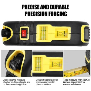 便携式迷你多功能PRO 03红外水平仪交叉线激光水平仪带卷尺 - Product Image 3