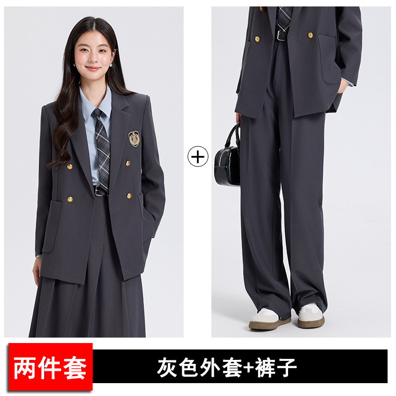 gray suit pants