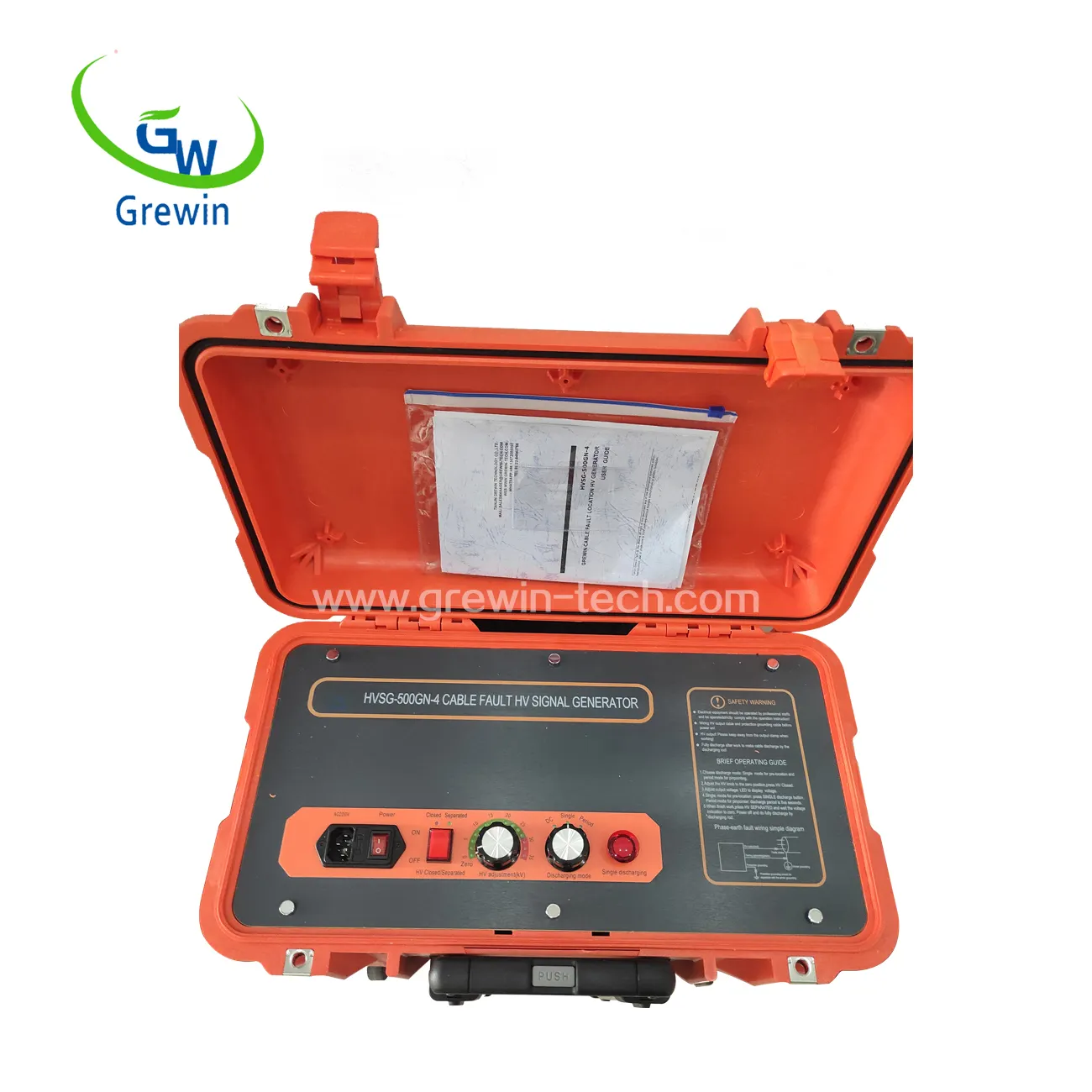 HVSG-500GN DE SEGURIDAD importada, probador de sobretensiones portátil, generador de señal HV integrado para inspección de circuito