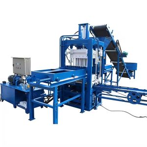 Máquina de fabricación de bloques de hormigón hidráulica automática barata, bomba de hormigón, motor diésel, maquinaria de fabricación de ladrillos de arcilla, venta al por mayor - Product Image 4