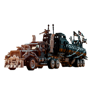Funbuild araba film montaj oyuncak MOC-18143 savaş kulesi modifiye kamyon seti yapı blok oyuncaklar - Product Image 5