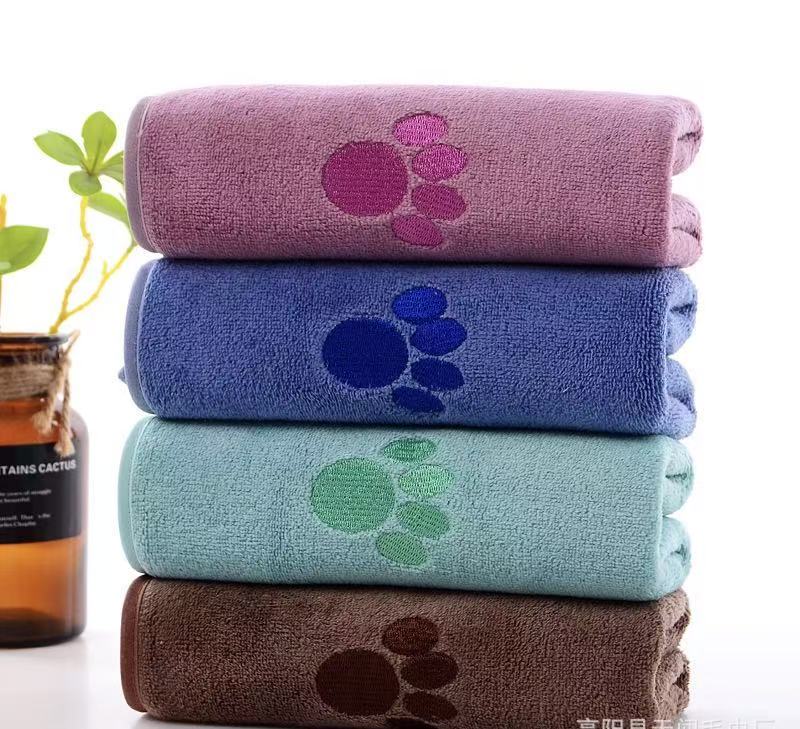 Toalla para mascotas con mezcla de colores