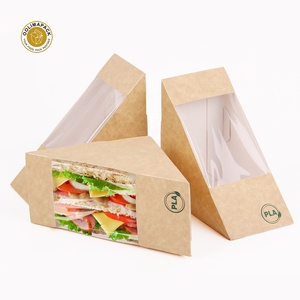 Disposable Take <strong>Away</strong> Folded 5 Compartment Paper Bento Meal Lunch <strong>Box</strong> for Fast Food Packaging - Product Image 6