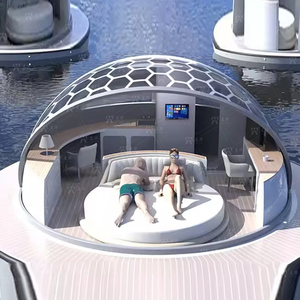 Du thuyền thể thao bằng nhôm bóng sang trọng với động cơ phía ngoài cho các bữa tiệc nước bao gồm nền tảng nổi và nhà thuyền - Product Image 4