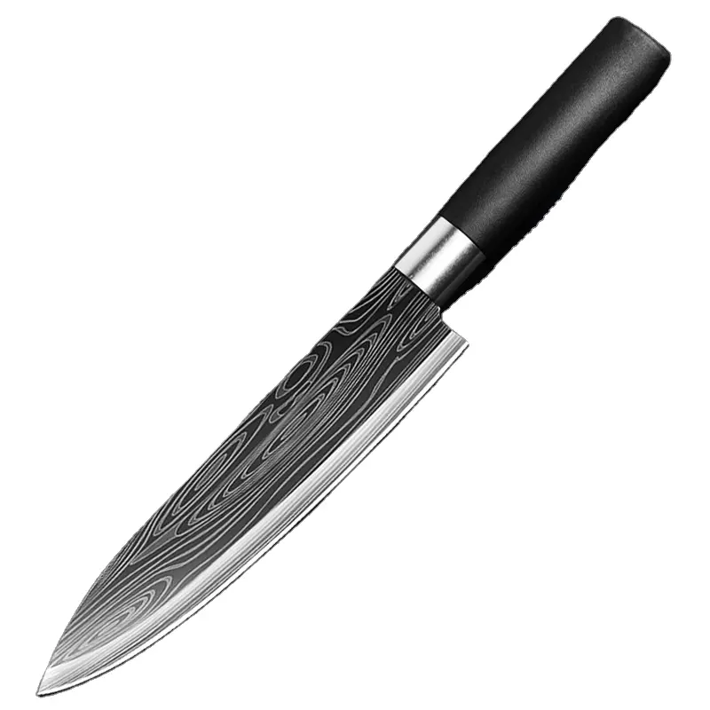 Premium High Carbon Stainless Steel Kitchen Chef Knife With Plastic bag