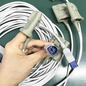Yetişkin sensörü sağlık kaynağı yetişkin silikon yumuşak yeniden kullanılabilir Spo2 sensör parmak modülü özel Spo2 probu uyumlu <span class=keywords><strong>Philips</strong></span>