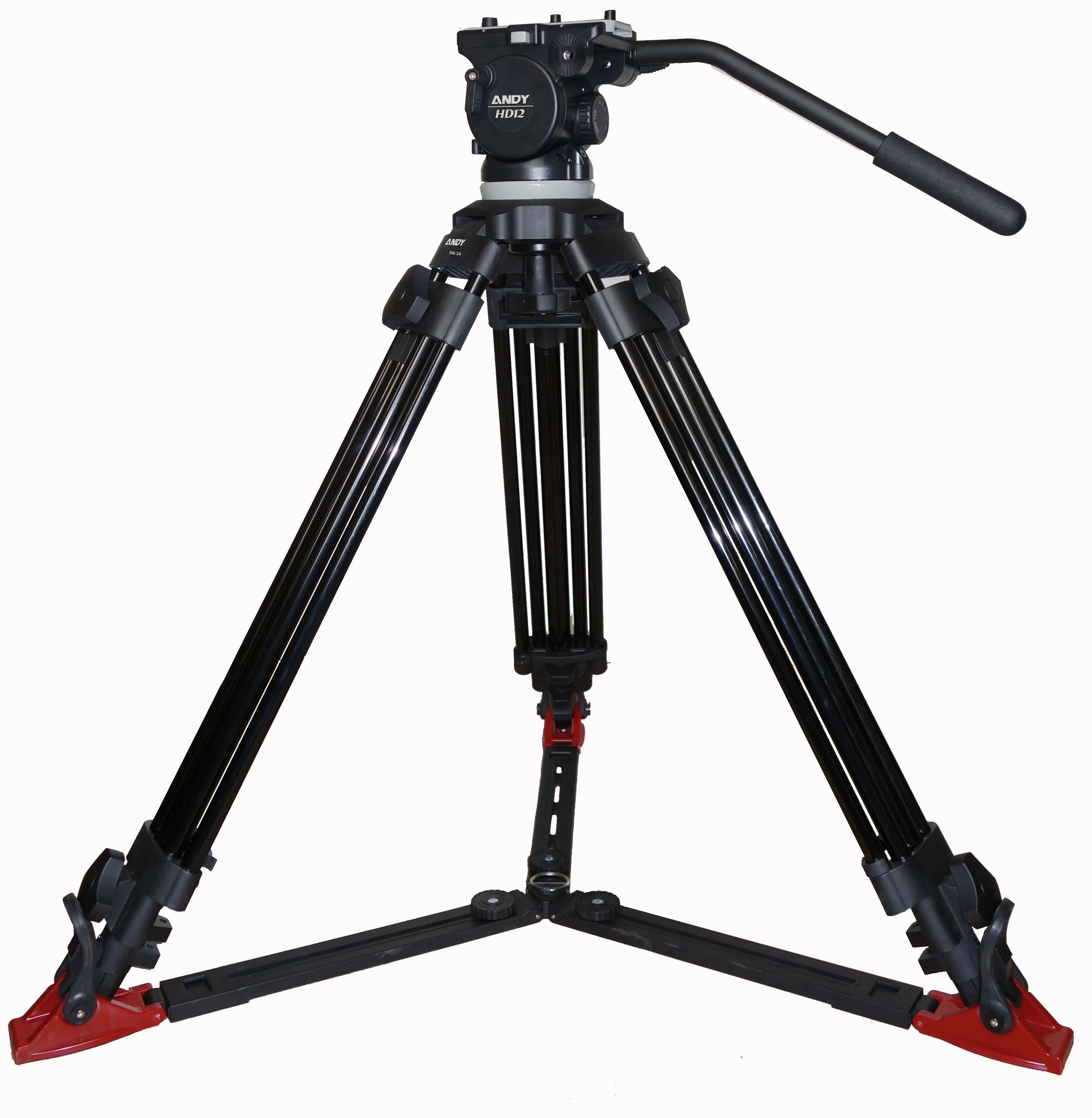 Trípode profesional 12kgs Kit de trípode de cámara de carga útil Cámara de video Trípode profesional Aluminio con cabeza incluida