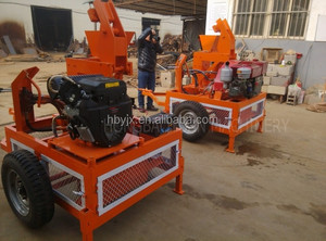 Máquina de fabricación de ladrillos entrelazados para suelo de arcilla M7, prensa de ladrillos ecológicos, máquinas de bloques de tierra comprimida, nuevo tipo y motor - Product Image 5