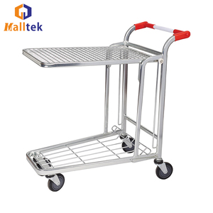 Складская двухслойная тележка для перевозки грузов - Product Image 4