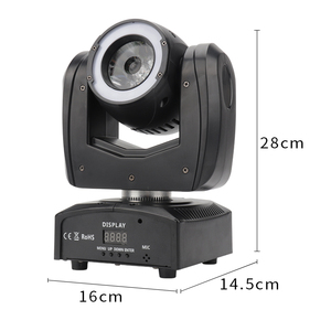 สไตล์ใหม่คู่ใบหน้าย้ายหัวแสงคานย้อมสี RGBW 4 In 1นำ DMX512สองผลดิสโก้ดีเจเวทีแสง - Product Image 2