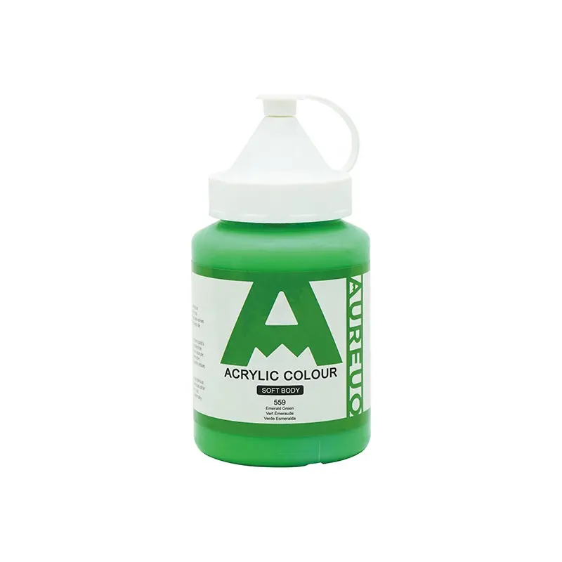 AUREUO 250ml 스튜디오 급료 연약한 몸 주문 비독성 매끄러운 흐르는 색깔 아크릴 액체 페인트