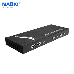 4k 60hz 4 Port 4 in <strong>1</strong> Out Auto DP <strong>KVM</strong> Switcher Displayport USB <strong>KVM</strong> Switcher for Monitor - Product Image 5