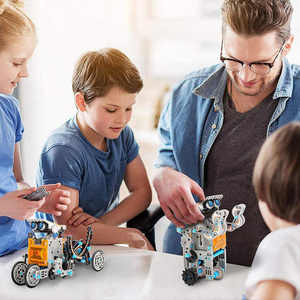 FiveStar 12-in-1幹ソーラーロボット玩具教育Diy Building Science Stemロボットキット12 in 1ソーラーロボット玩具子供用 - Product Image 3