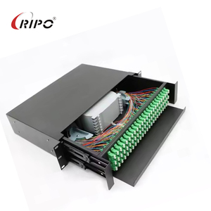 Panel de conexión FTTH de distribución de fibra óptica con 48 conectores y puertos 12/24/72/96/144, para uso en red - Product Image 5