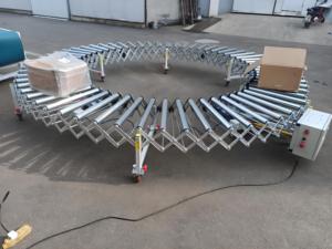 Flexible Powered Roller Conveyor for <strong>Loading</strong> <strong>and</strong> <strong>Unloading</strong> Line - Product Image 6