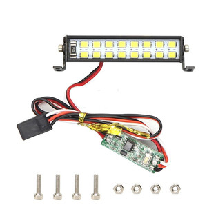 <strong>RC</strong> <strong>LED</strong> Lights Bar 55mm/2.2in Metal Roof <strong>Lamp</strong> Light 16LEDs Light Headlight for 1/10 Traxxas TRX-4 Trx-6 D90 HSP Redcat <strong>RC</strong> 4WD - Product Image 3